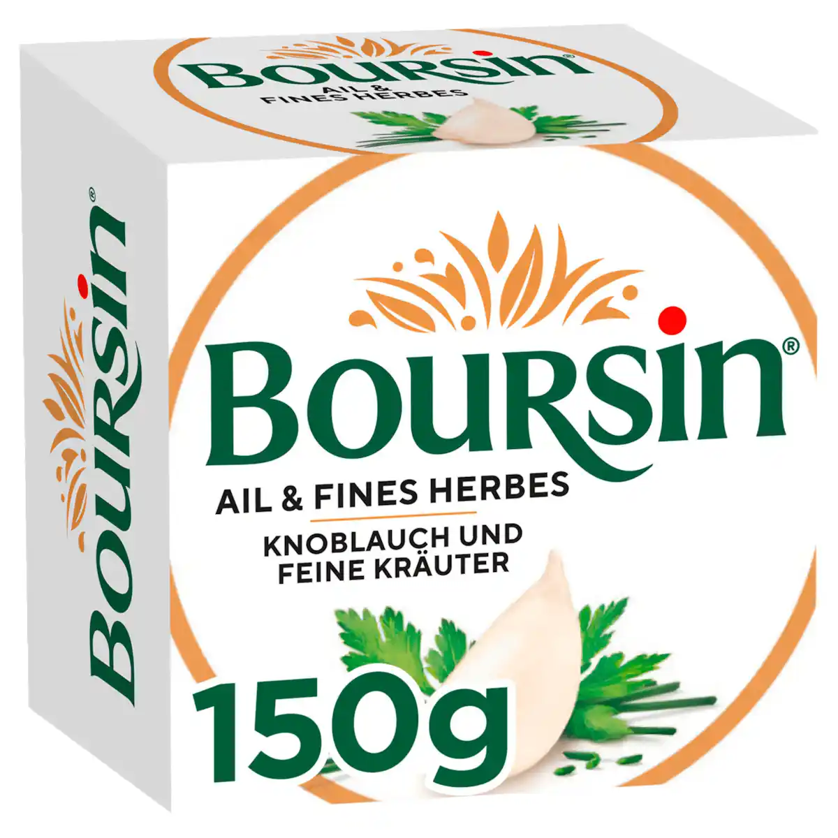 Bild 1 von Boursin Frischkäse mit Kräutern & Knoblauch 150g