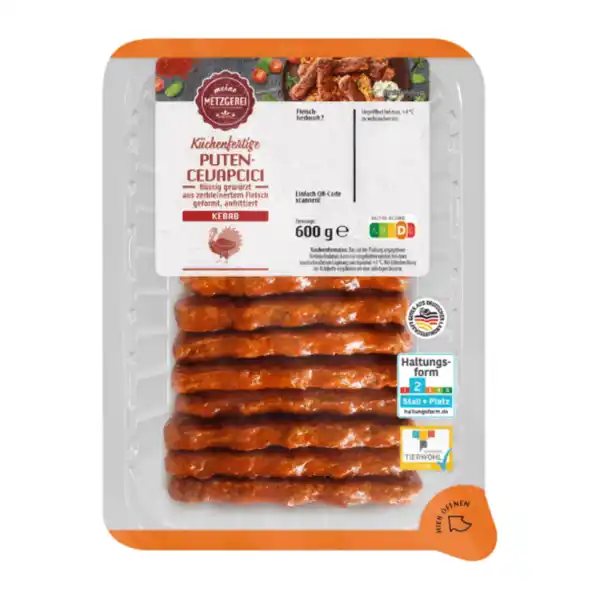 Bild 2 von MEINE METZGEREI Puten-Cevapcici 600g