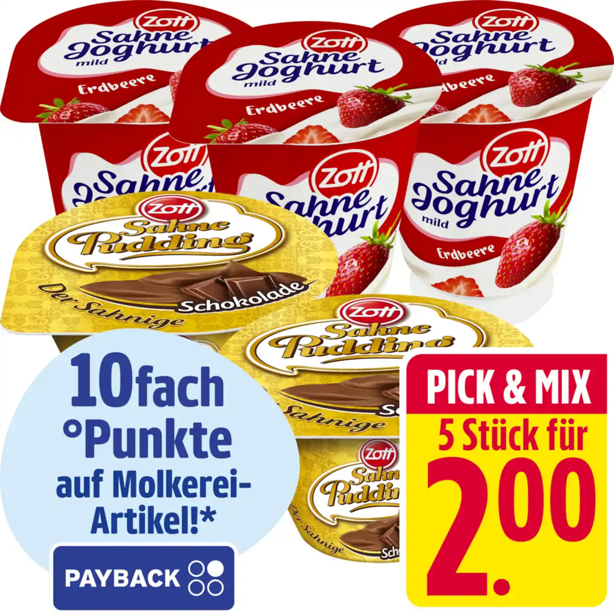 Bild 1 von Zott Sahne-Joghurt oder Sahne-Pudding