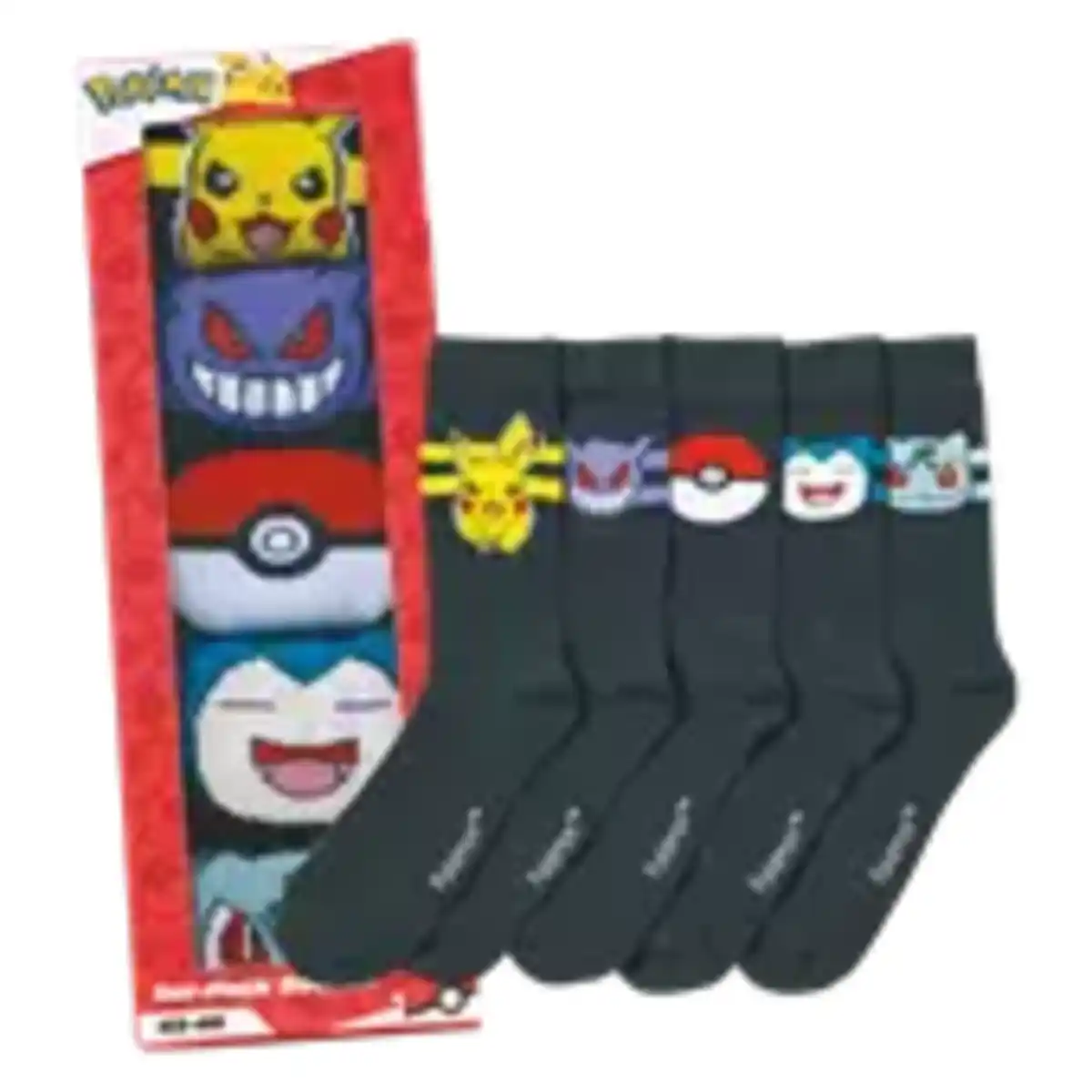 Bild 1 von Pokémon 5 Paar Herren Socken in Geschenkbox