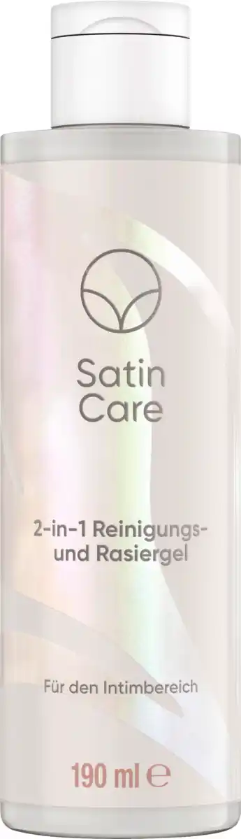 Bild 1 von Satin Care Reinigungs- & Rasiergel für den Intimbereich, 2in1, 190 ml