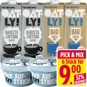 Oatly Haferdrink oder Aufstrich