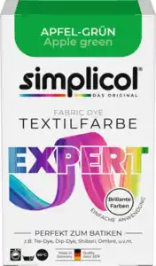 Simplicol Textilfarbe expert Apfel- Grün, 150 g