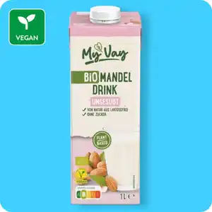 MYVAY Bio-Mandeldrink, Ungesüßt