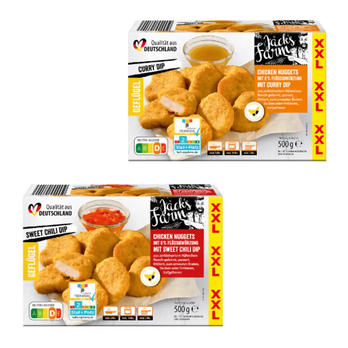 Bild 1 von JACK’S FARM Chicken-Nuggets XXL 500g