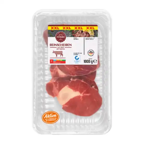Bild 2 von MEINE METZGEREI Rinder-Beinscheiben XXL 1kg