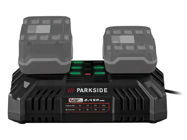 Bild 3 von PARKSIDE® 20 V / 2 x 4,5 A Akku-Doppelladegerät »PDSLG 20 B1«, ohne Akku