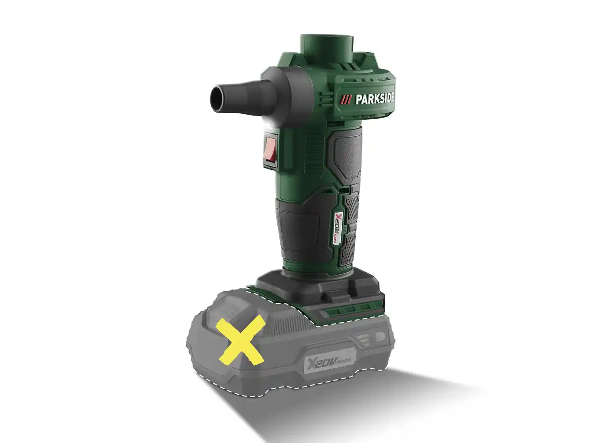 Bild 3 von PARKSIDE® 20V Akku-Luftpumpe / Akku-Kompressor (ohne Akku und Ladegerät) PALP20-Li C3 / PAK 20-Li C3 (Akku-Luftpumpe)