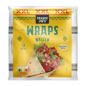 TRADER JOE’S Weizenwraps XXL 744g