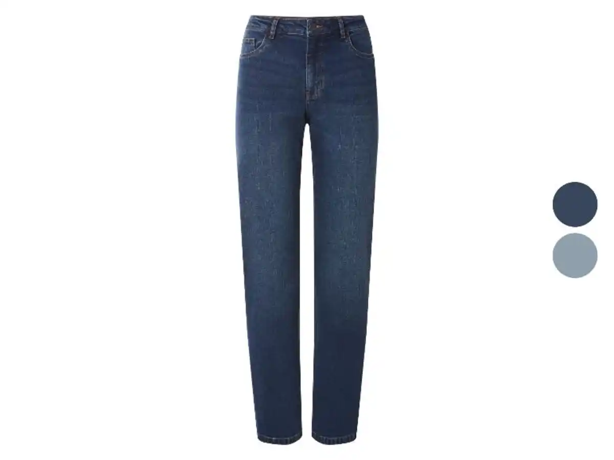 Bild 1 von esmara® Damen Jeans, Straight Fit, hohe Leibhöhe