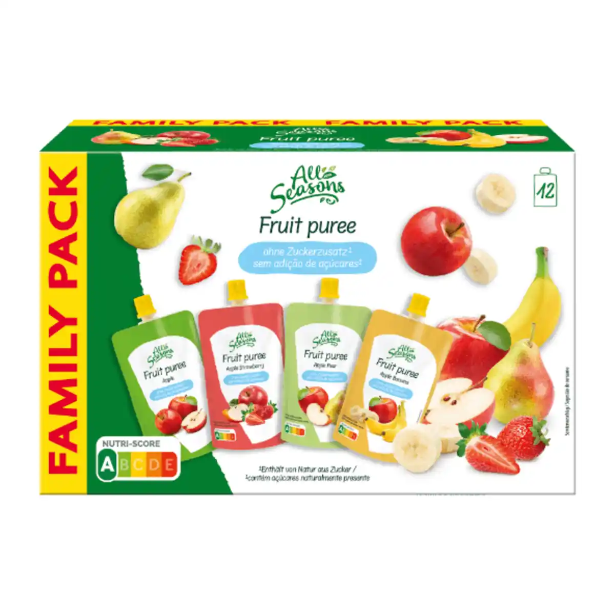 Bild 1 von ALL SEASONS Fruchtmus XXL 90g