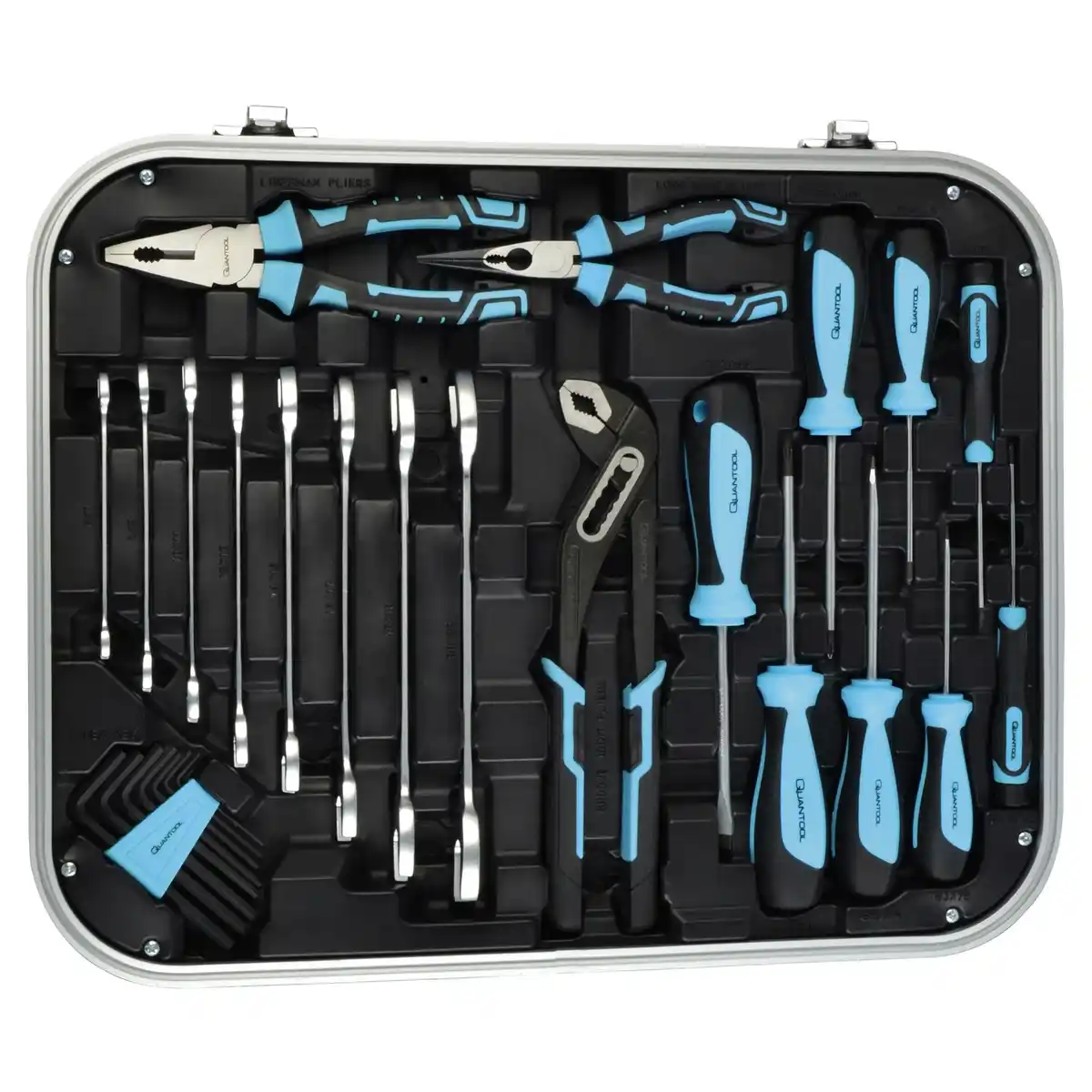 Bild 2 von BRÜDER MANNESMANN Werkzeugkoffer, BxHxL: 9,5 x 39 x 45 cm, Kunststoff/Stahl, 110-teilig