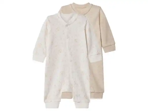 Bild 2 von lupilu® Baby Schlafoverall, 2 Stück