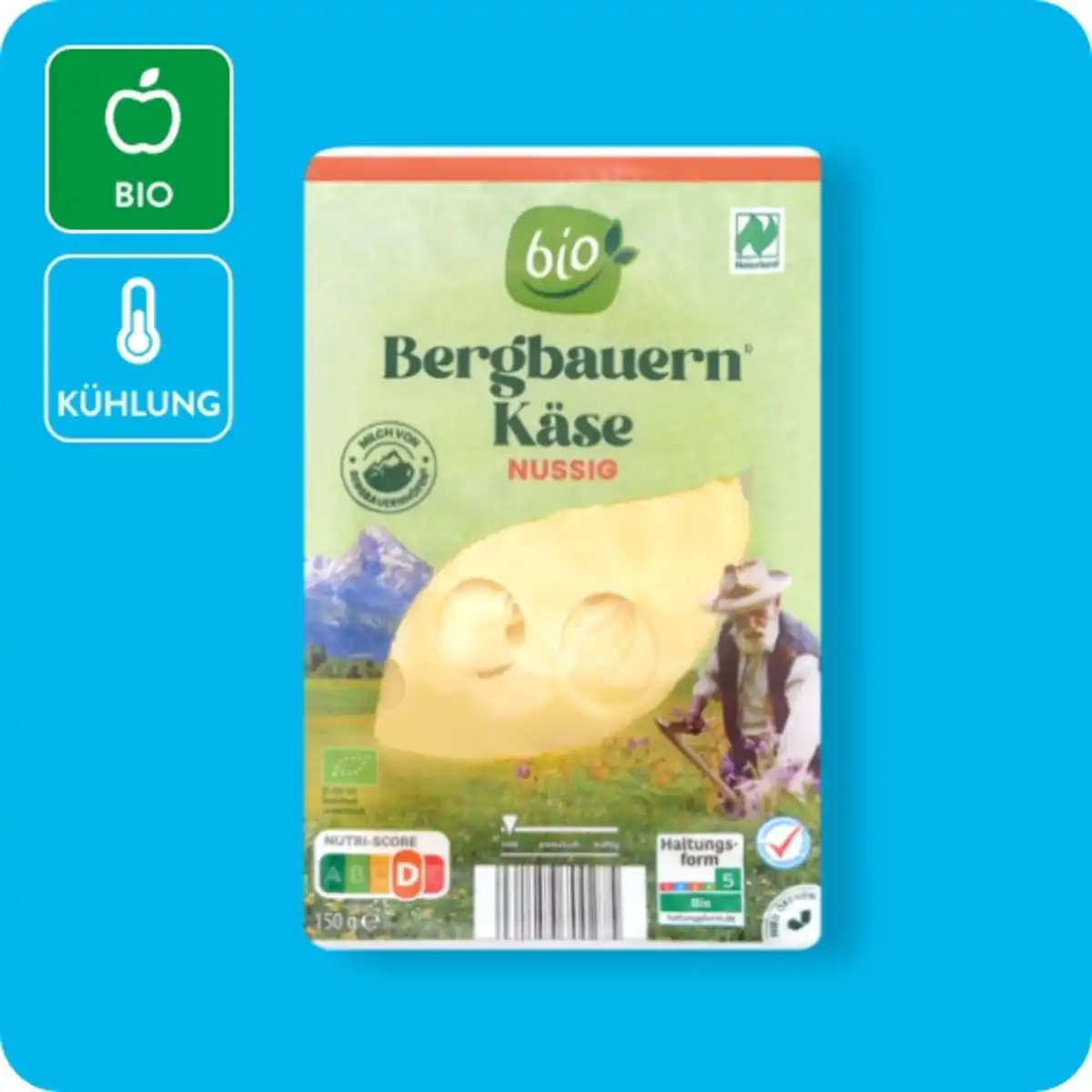 Bild 1 von BIO Bio-Käse, Bergbauernkäse