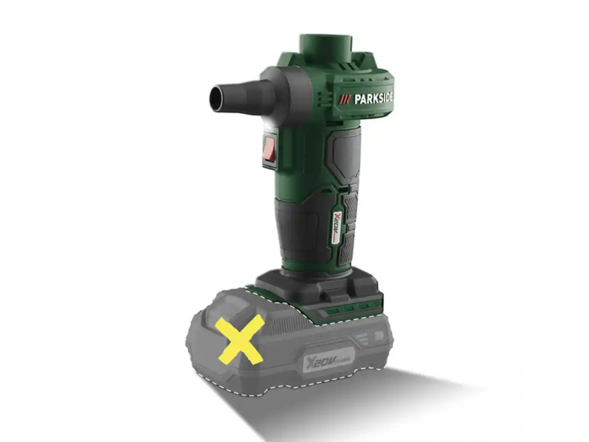 Bild 1 von PARKSIDE® 20V Akku-Luftpumpe / Akku-Kompressor (ohne Akku und Ladegerät) PALP20-Li C3 / PAK 20-Li C3 (Akku-Luftpumpe)