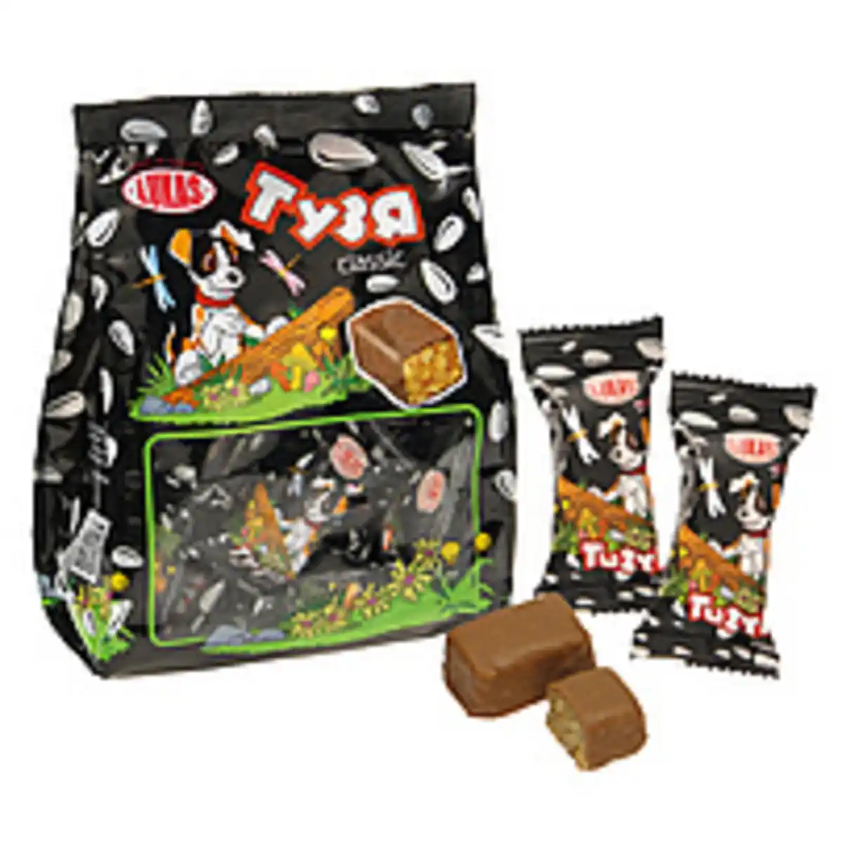 Bild 1 von Sonnenblumenkernen-Krokant in kakaohaltiger Fettglasur