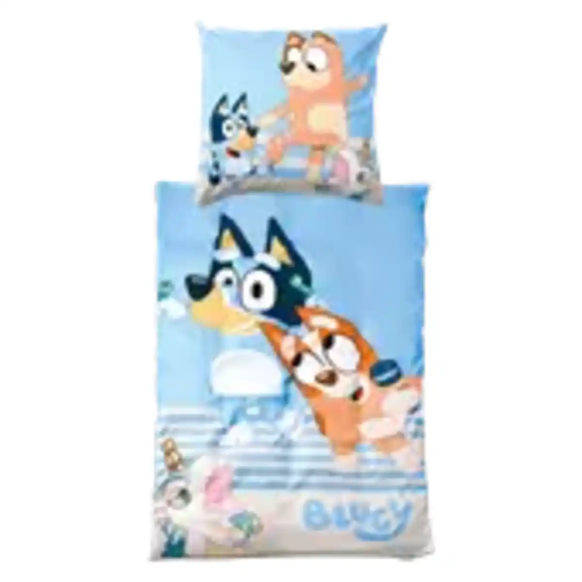 Bild 1 von Pokémon oder Bluey Baumwoll-Bettwäsche