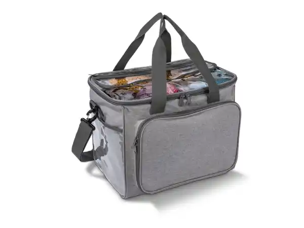 Bild 2 von TOPMOVE® Aufbewahrungstasche Strickzubehör / Nähmaschinen Trolley (Aufbewahrungstasche grau)