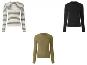 esmara® Damen Gerippter Strickpullover