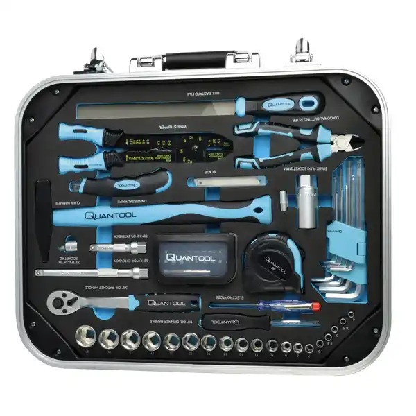 Bild 4 von BRÜDER MANNESMANN Werkzeugkoffer, BxHxL: 9,5 x 39 x 45 cm, Kunststoff/Stahl, 110-teilig