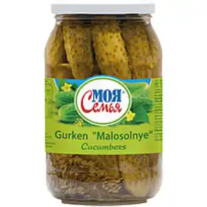 "MOJA SEMJA" Eingelegte Gurken "Malosolnye"