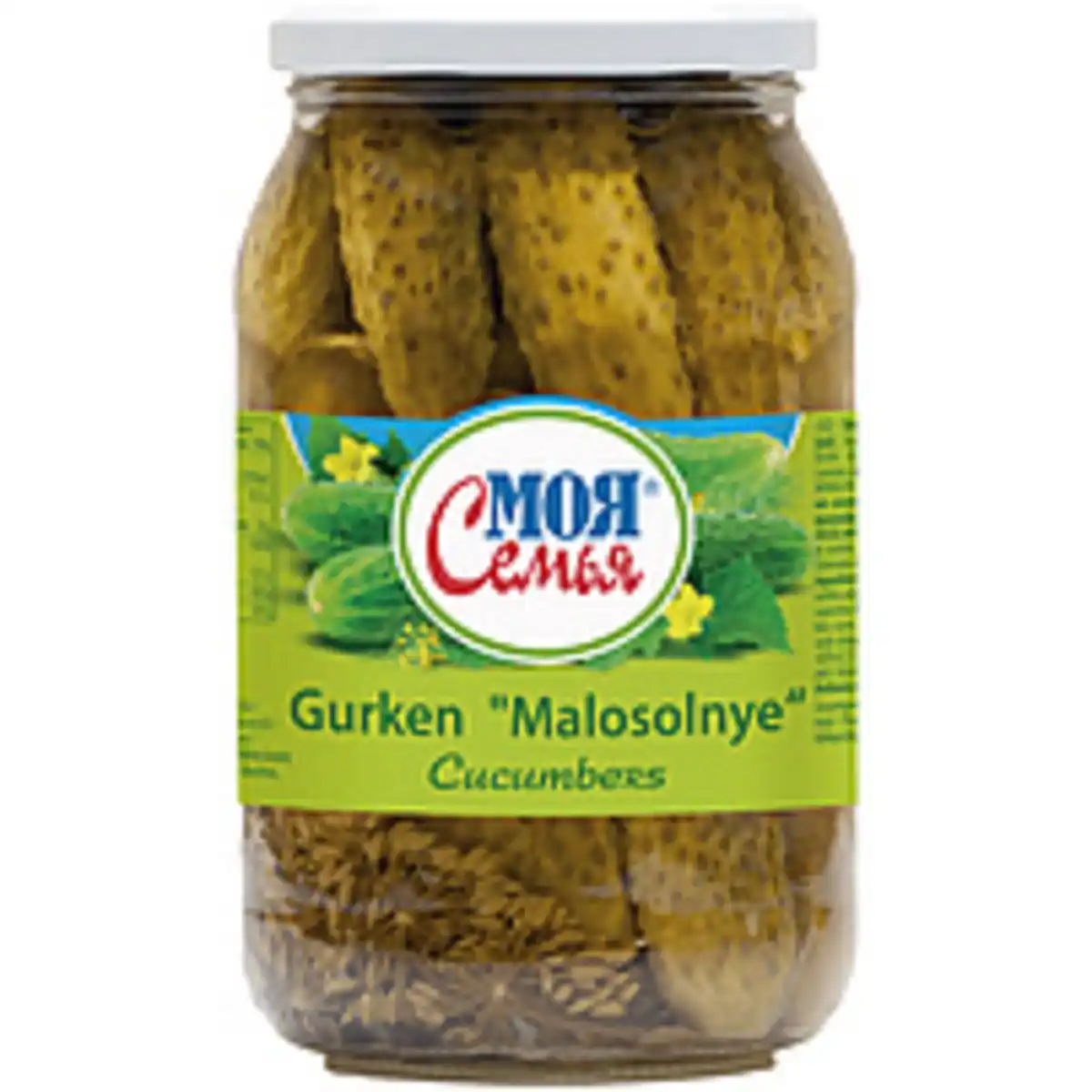 Bild 1 von "MOJA SEMJA" Eingelegte Gurken "Malosolnye"