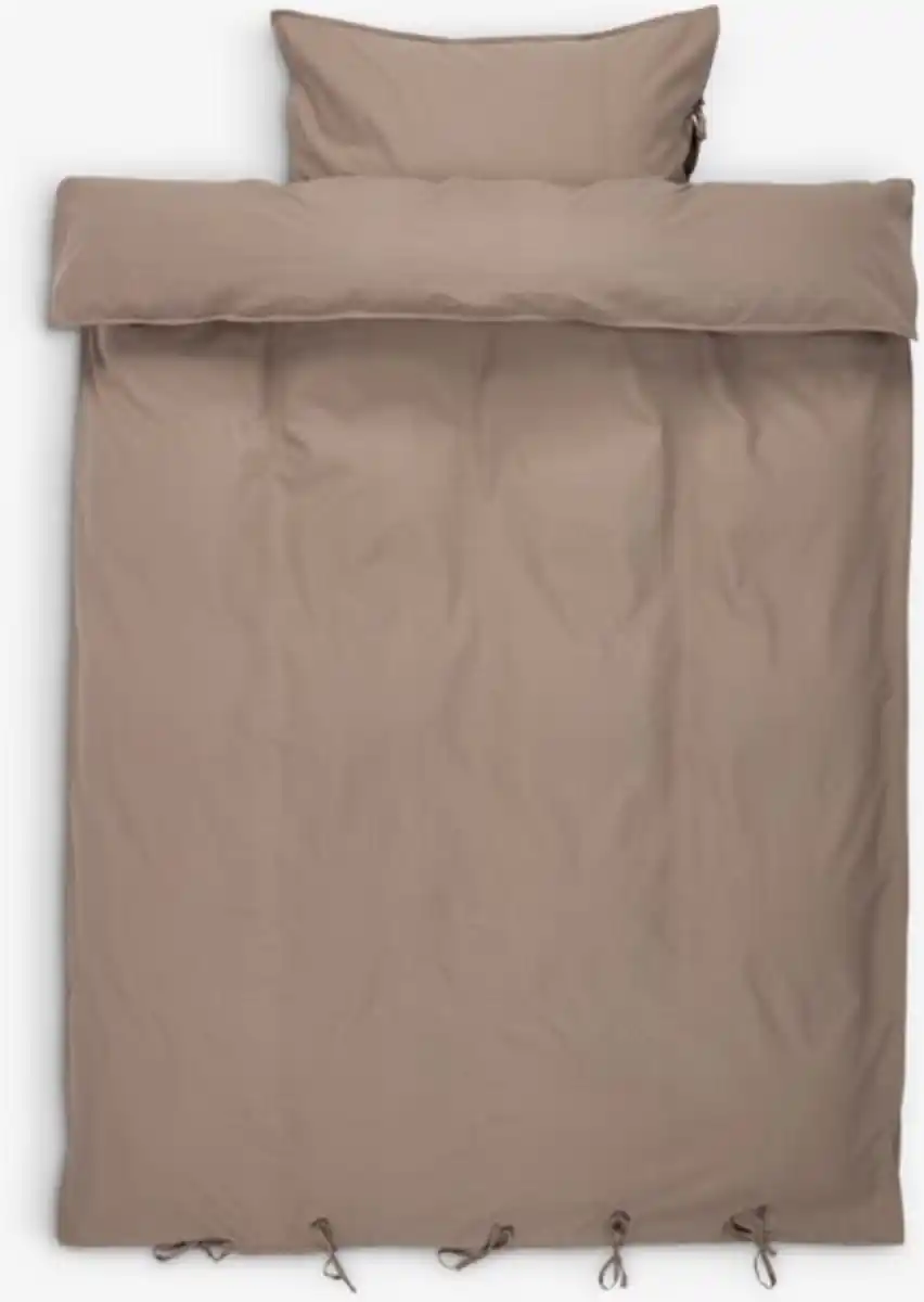 Bild 1 von Bettwäsche SELMA Washed Cotton 135x200 sand dunkel