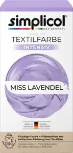 Simplicol Textilfarbe intensiv Miss Lavendel, 1 St
