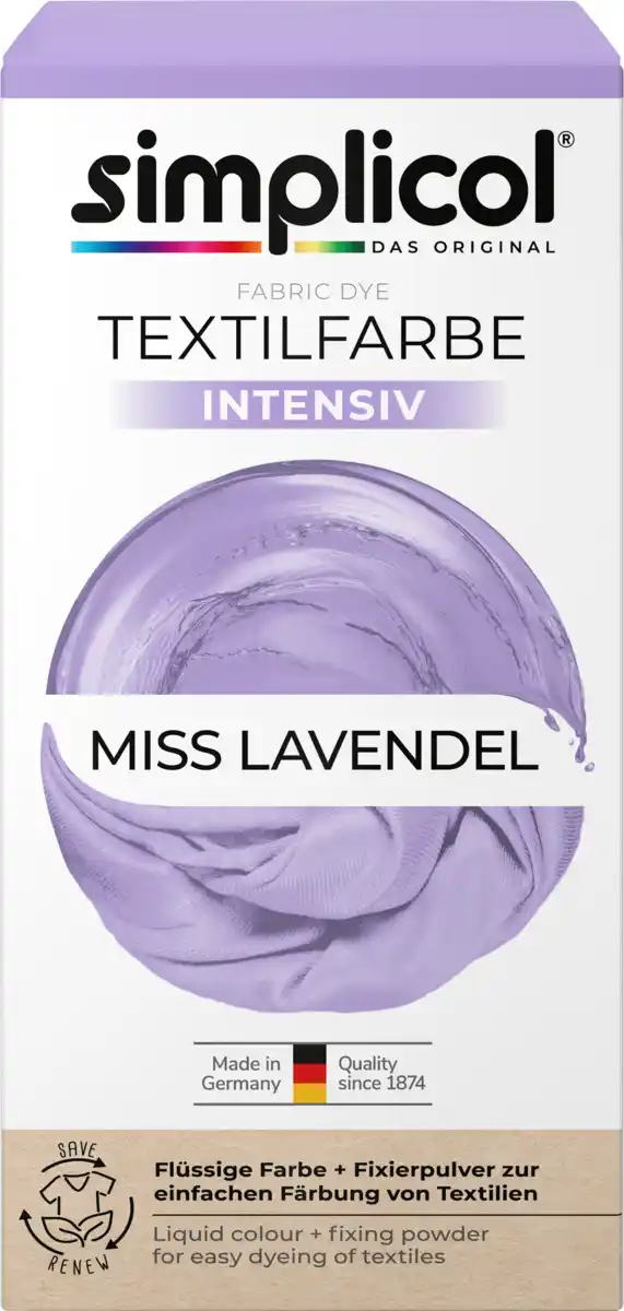 Bild 1 von Simplicol Textilfarbe intensiv Miss Lavendel, 1 St
