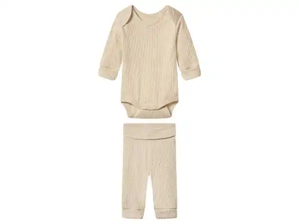 Bild 2 von lupilu® Mitwachsendes geripptes Baby-Set