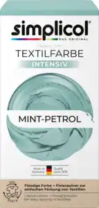Simplicol Textilfarbe intensiv Mint-Petrol, 1 St