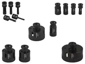 PARKSIDE PERFORMANCE® Diamant-Bohrkronen / Diamant-Bohrkrone, 5 Stück / 4 Stück / 2 Stück / 1 Stück