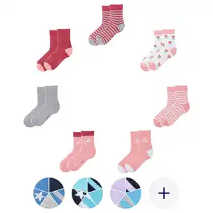 L&D Kinder Söckchen 7er-Pack