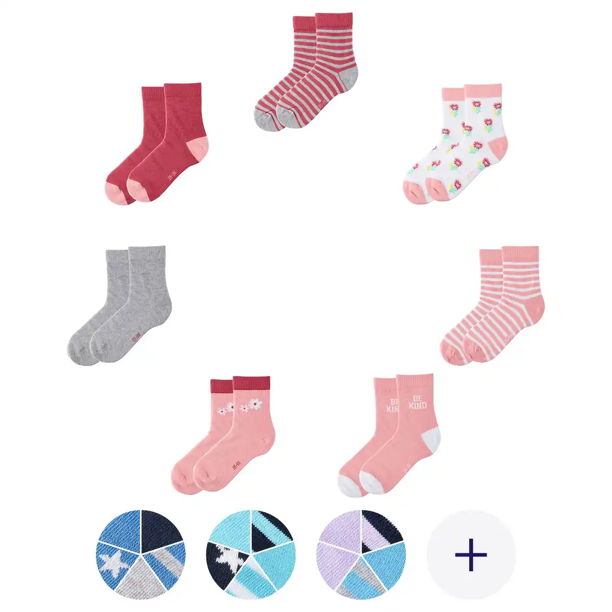 Bild 1 von L&D Kinder Söckchen 7er-Pack