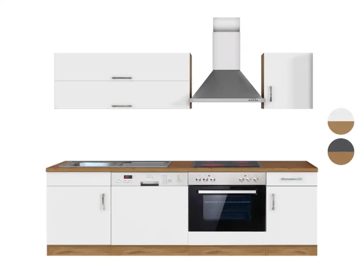 Bild 1 von HELD Küchenzeile »Hamburg«, mit Elektrogeräten