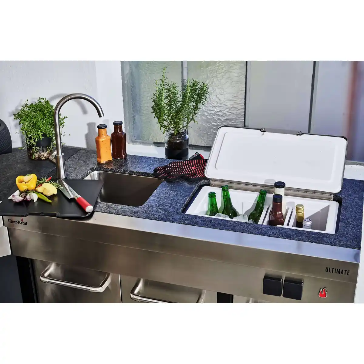 Bild 3 von CHAR-BROIL Outdoor-Küche, Höhe: 123,5 cm, silberfarben