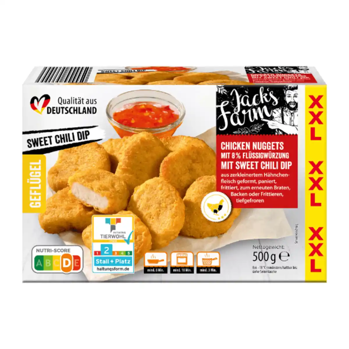 Bild 2 von JACK’S FARM Chicken-Nuggets XXL 500g