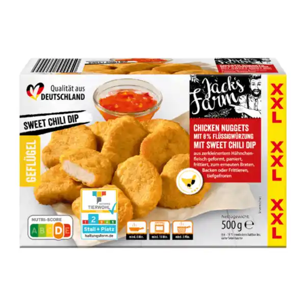 Bild 2 von JACK’S FARM Chicken-Nuggets XXL 500g