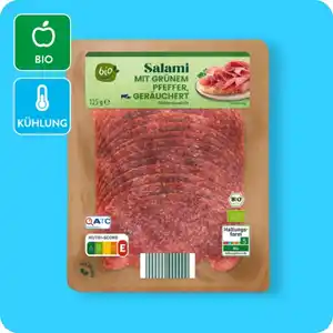 BIO Bio-Salami, Mit grünem Pfeffer