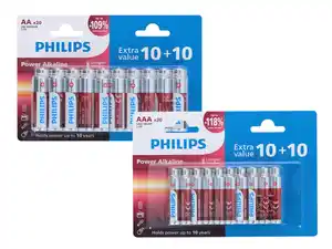 Philips Batterien,  20 Stu