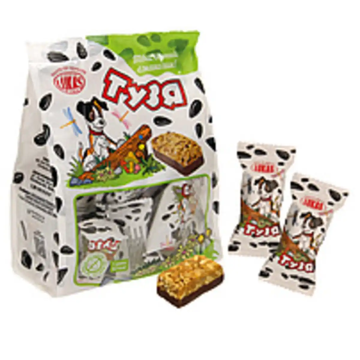 Bild 1 von Sonnenblumenkernen-Krokant teilweise in kakaohaltiger Fettgl...