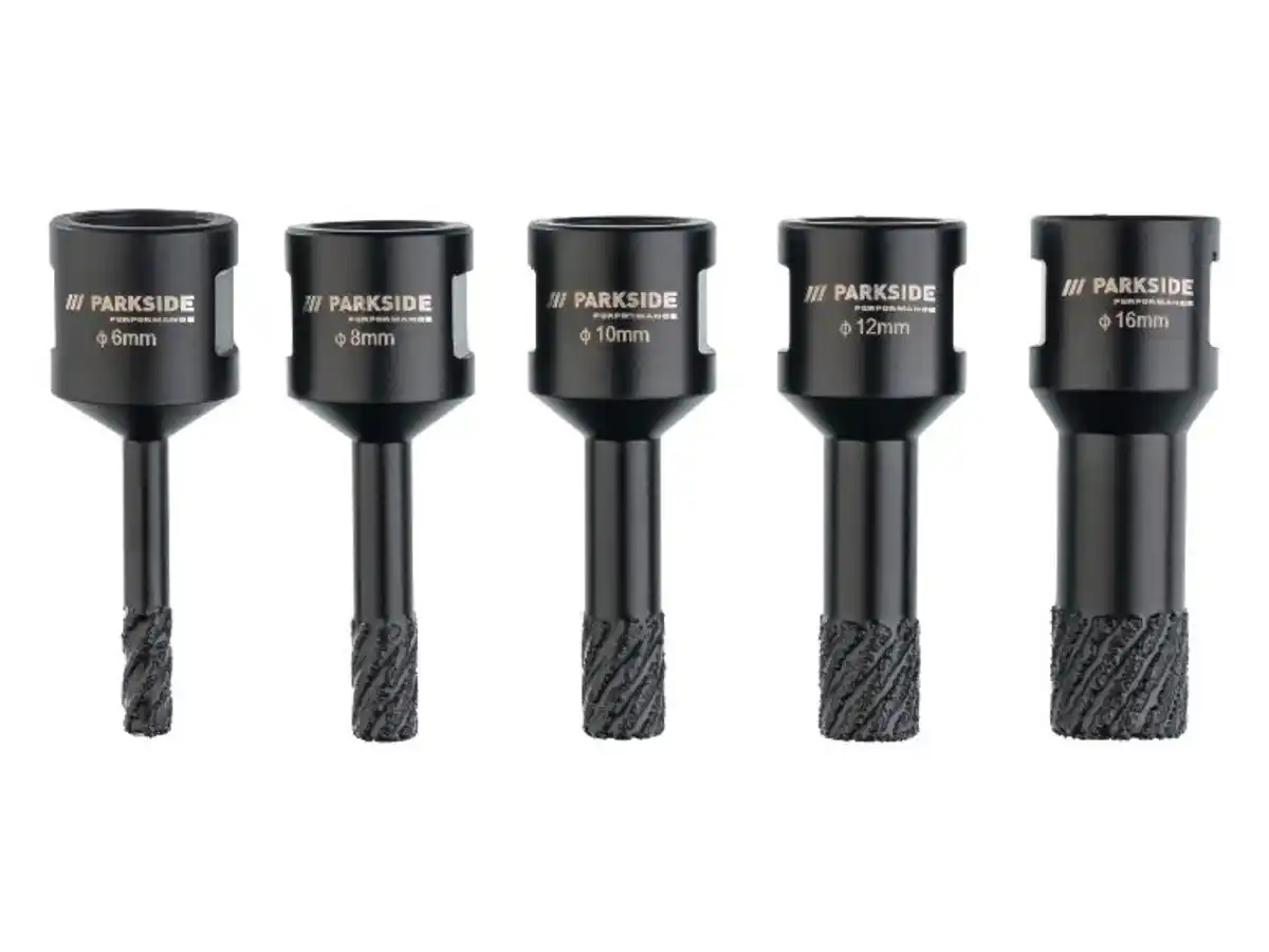 Bild 3 von PARKSIDE PERFORMANCE® Diamant-Bohrkronen / Diamant-Bohrkrone, 5 Stück / 4 Stück / 2 Stück / 1 Stück