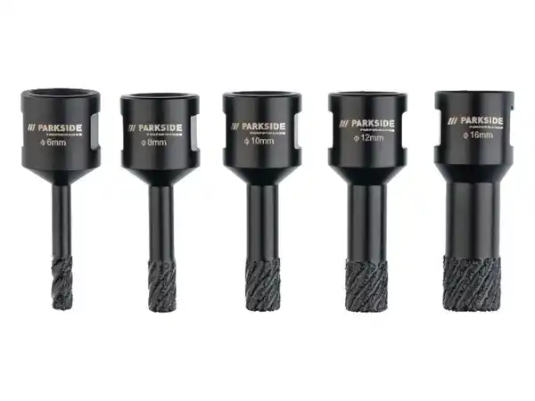 Bild 3 von PARKSIDE PERFORMANCE® Diamant-Bohrkronen / Diamant-Bohrkrone, 5 Stück / 4 Stück / 2 Stück / 1 Stück