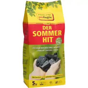 Der Sommer-Hit Holzkohle, Buchenholz, 5 kg