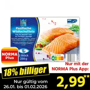 Fjordkrone Pazifische Wildlachsfilets