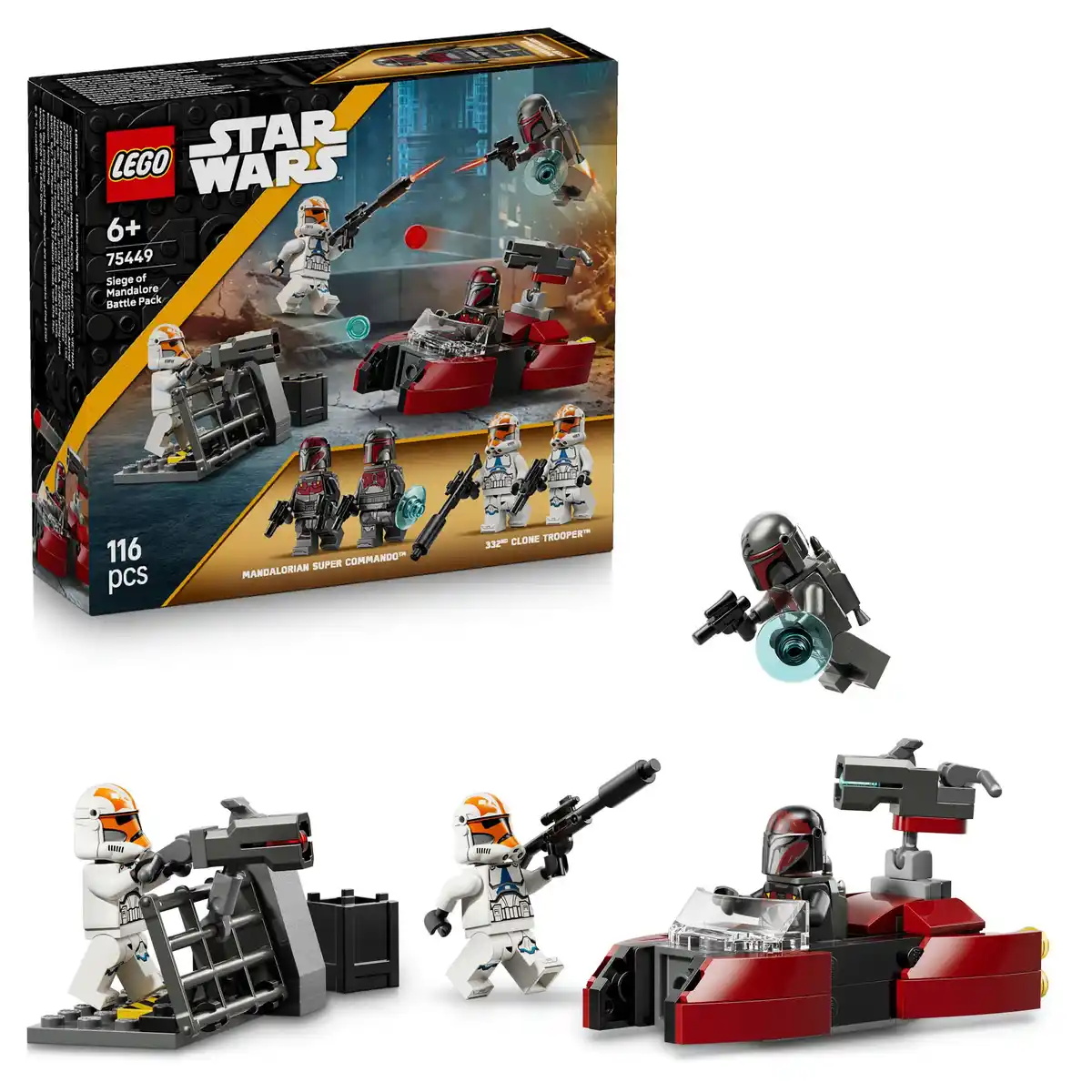 Bild 1 von LEGO Star Wars 75449 Belagerung von Mandalore Battle Pack, Spielzeug, 1 Stk