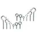 Bild 1 von Kraft Werkzeuge Haken- und Ösen-Sortiment 151-tlg.