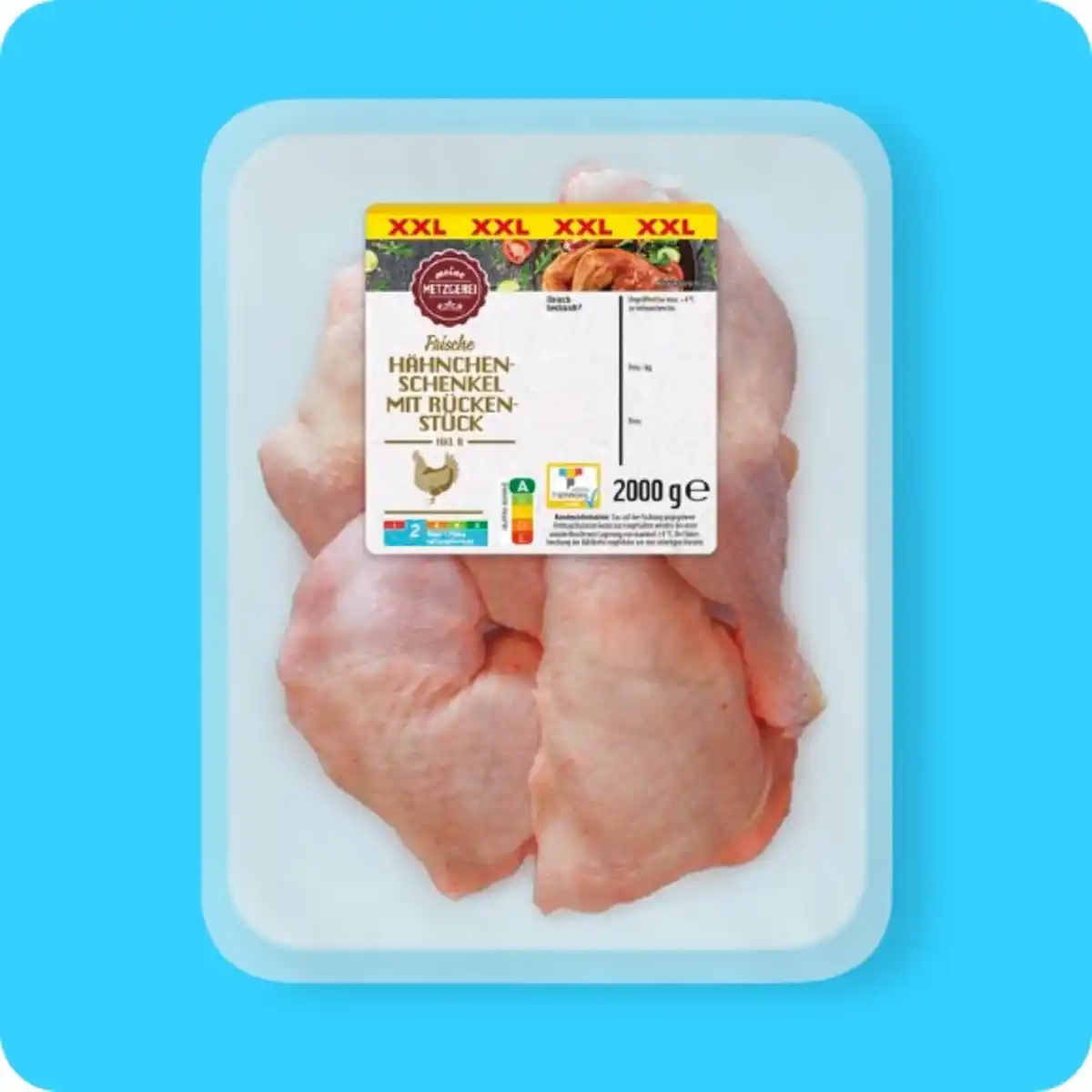 Bild 1 von MEINE METZGEREI Hähnchen-Schenkel, Mit Rückenstück