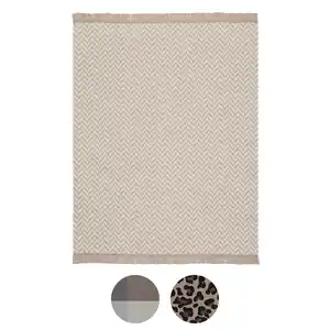 HOME CREATION Kuscheldecke mit Fransen