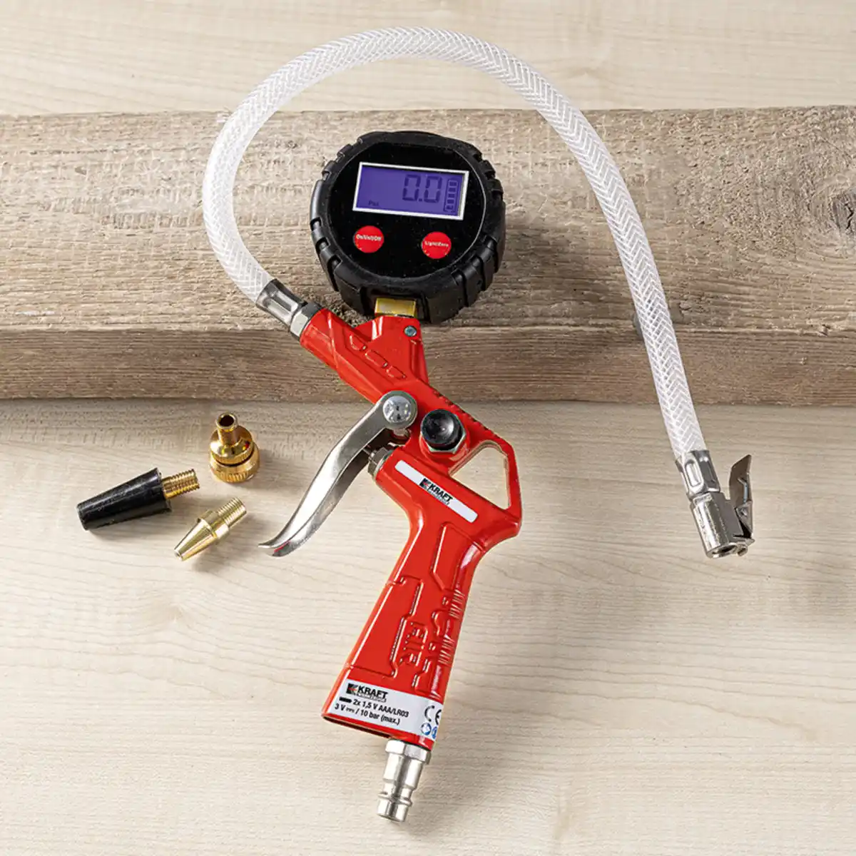 Bild 1 von Kraft Werkzeuge Digitaler Druckluft-Reifenfüller